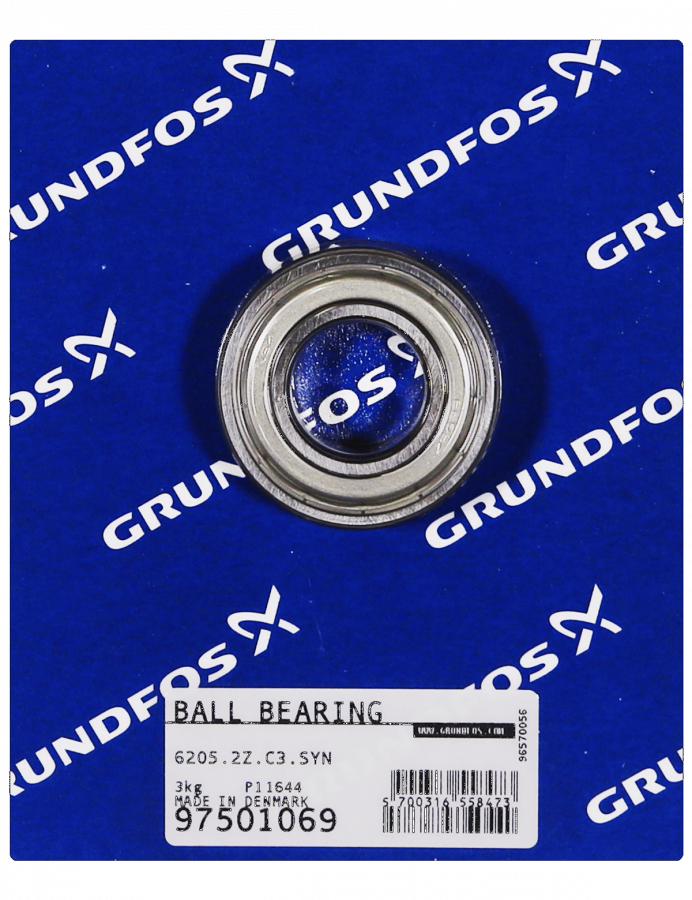 Grundfos Ball bearing 6205.2Z.C3.SYN / spare