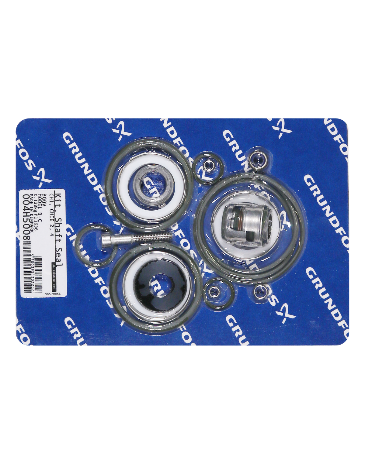Фото Комплект торцевого уплотнения вала Grundfos Rep. kit CHI2/4 BQQV B-C, артикул 004H5008