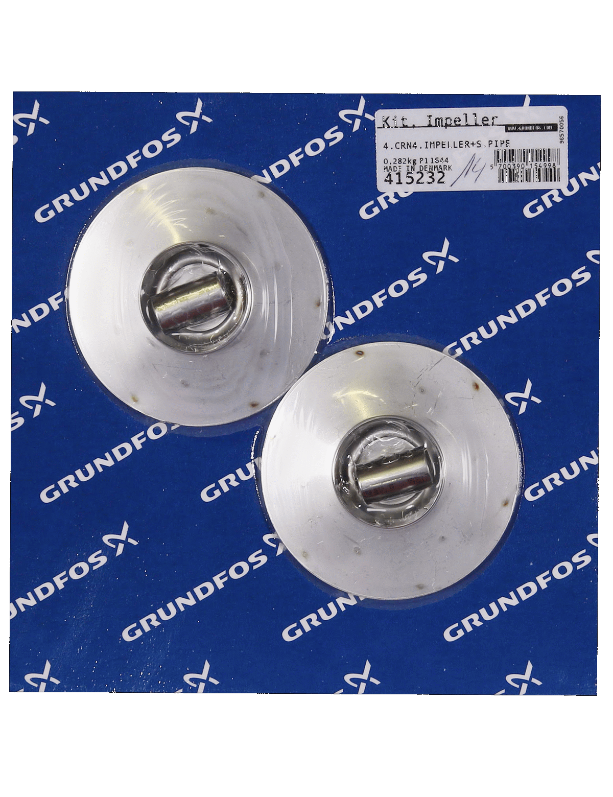 Фото Комплект рабочего колеса Grundfos Kit, CR 4.CRN4. IMPELLER+S.PIPE, артикул 00415232