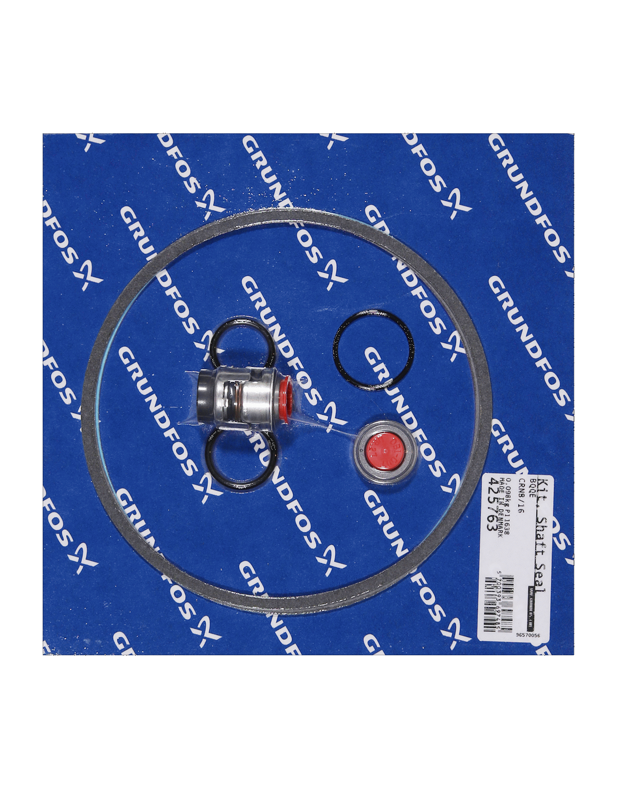 Фото Комплект торцевого уплотнения вала Grundfos Kit, Shaft seal CR(N)8/16 BQQE, артикул 00425763