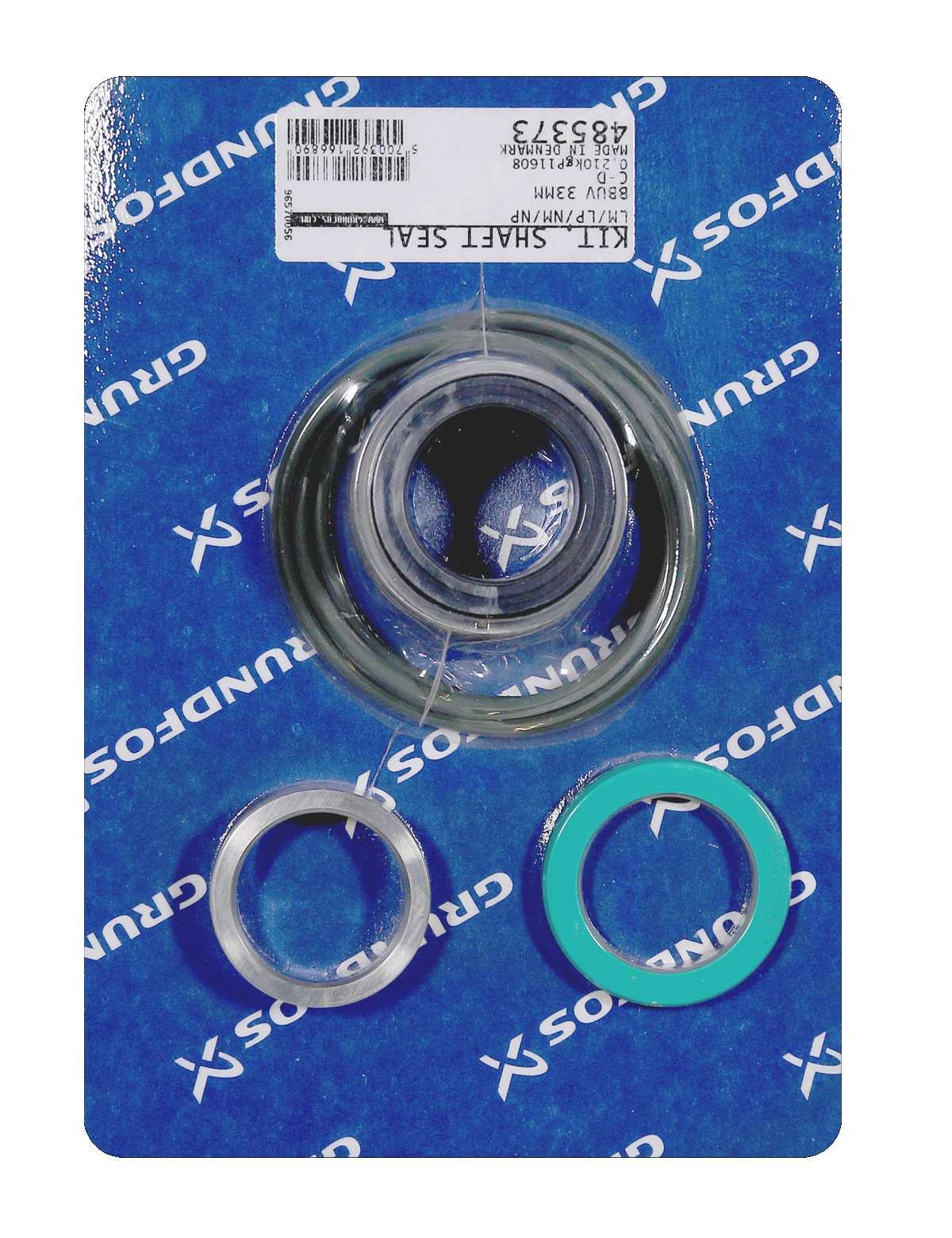Фото Комплект торцевого уплотнения вала Grundfos Kit, shaft seal LM/LP+NM/NP N3, артикул 00485373