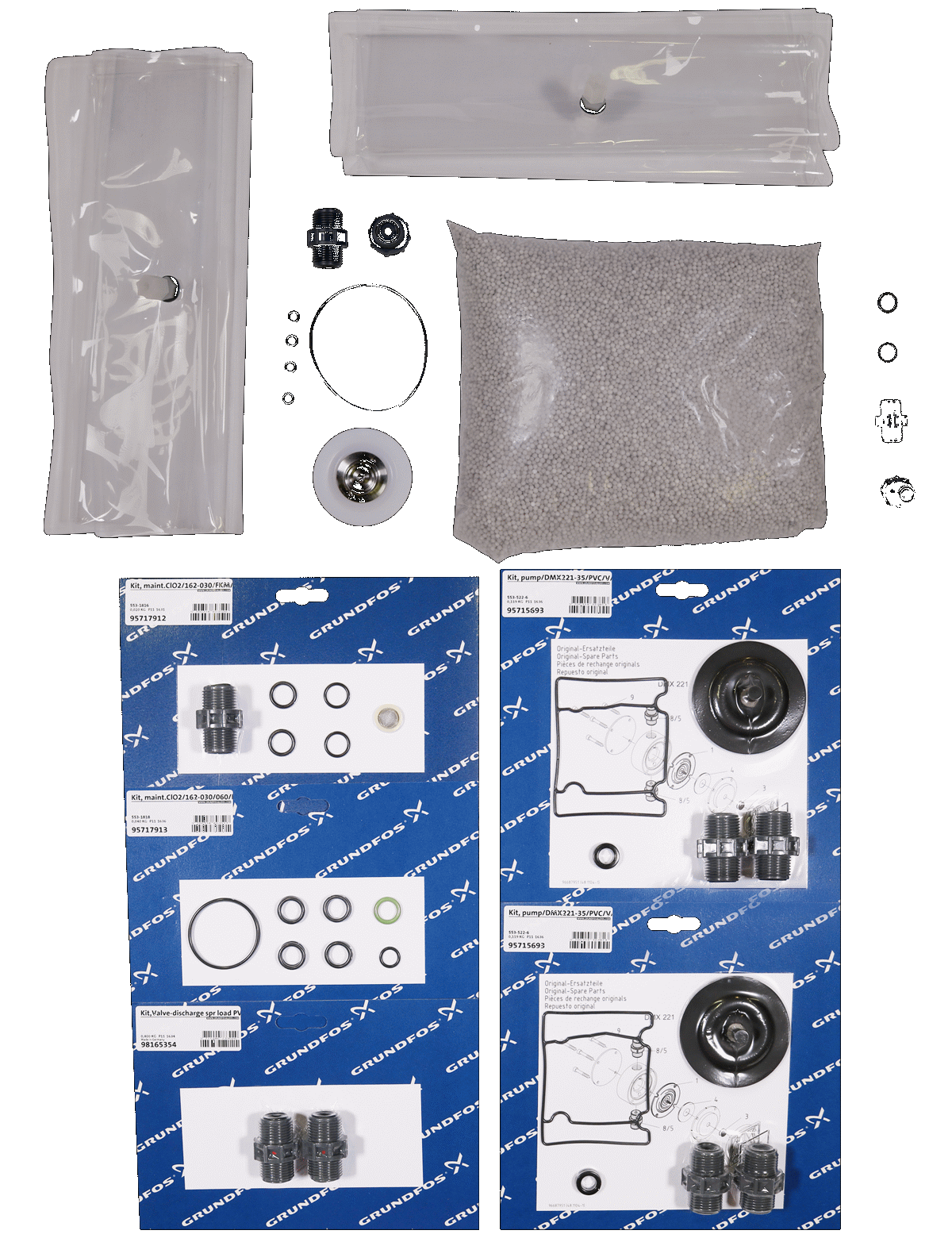 Комплект Grundfos Kit, maint.ClO2/162-060/with pump DDI