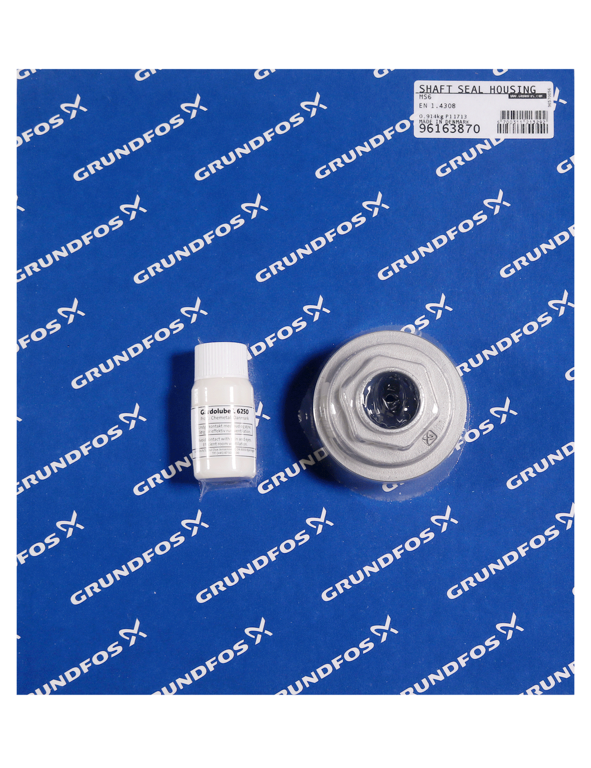 Фото Комплект корпуса торцевого уплотнения вала Grundfos Kit, Shaft seal housing, артикул 96163870