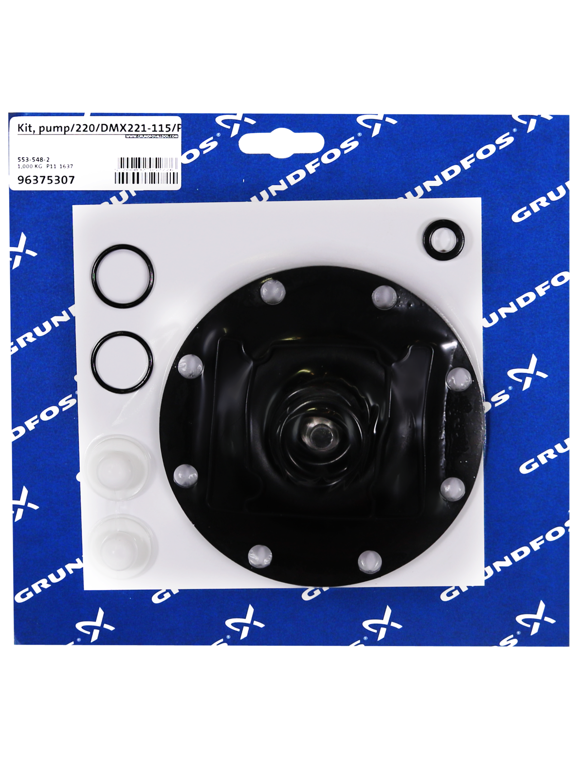 Мембрана Grundfos Kit, pump/220/DMX221-115/PP/E/T