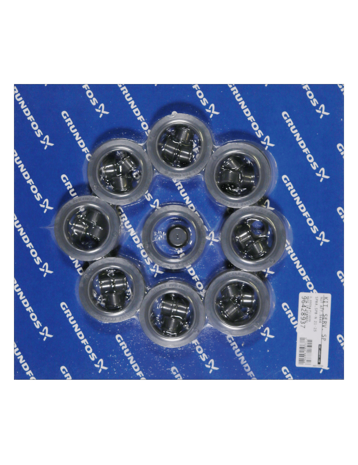 Ремкомплект Grundfos Kit, R. SP8A.SP8,10N (21-25)NUT AFT.9444