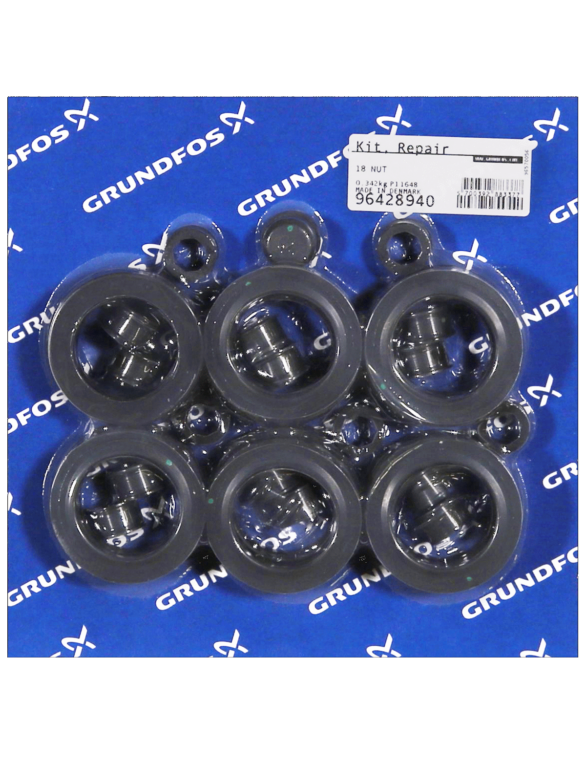 Ремкомплект Grundfos Kit, Rep. SP8A-NE -18nut after 9444