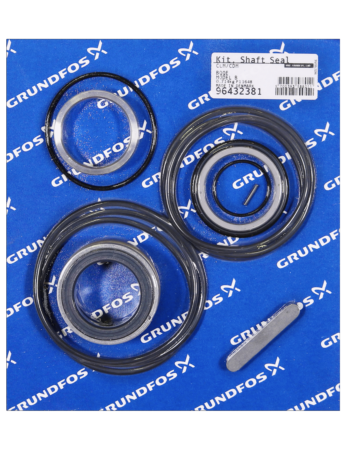Уплотнение Grundfos Kit, Shaft seal BQQE CLM150/200-CDM200/210 mod B