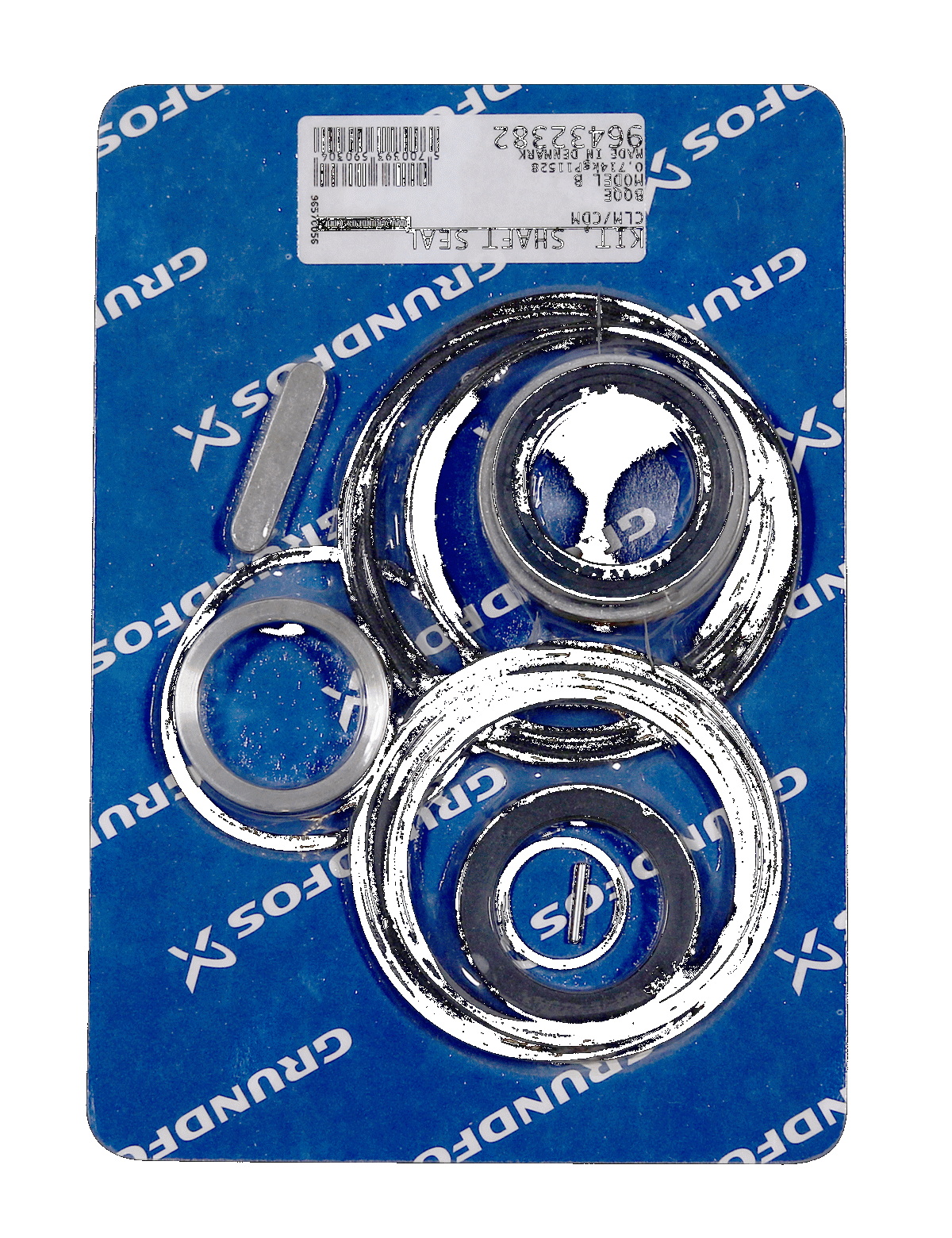 Уплотнение Grundfos Kit, Shaft seal BQQE CLM100/125-CDM125/150 mod B