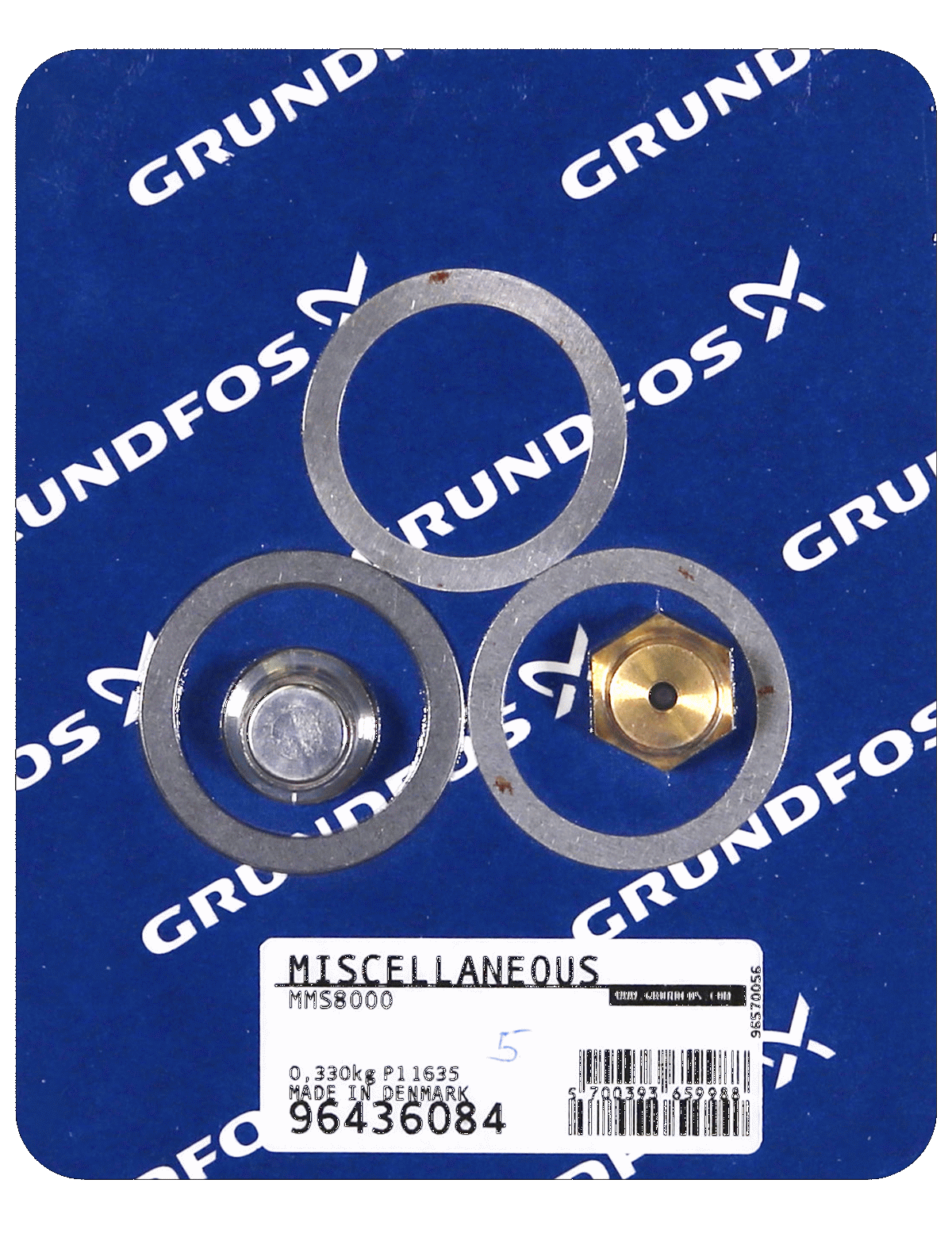 Подшипник Grundfos Kit, upthrust bearing 22-110kW