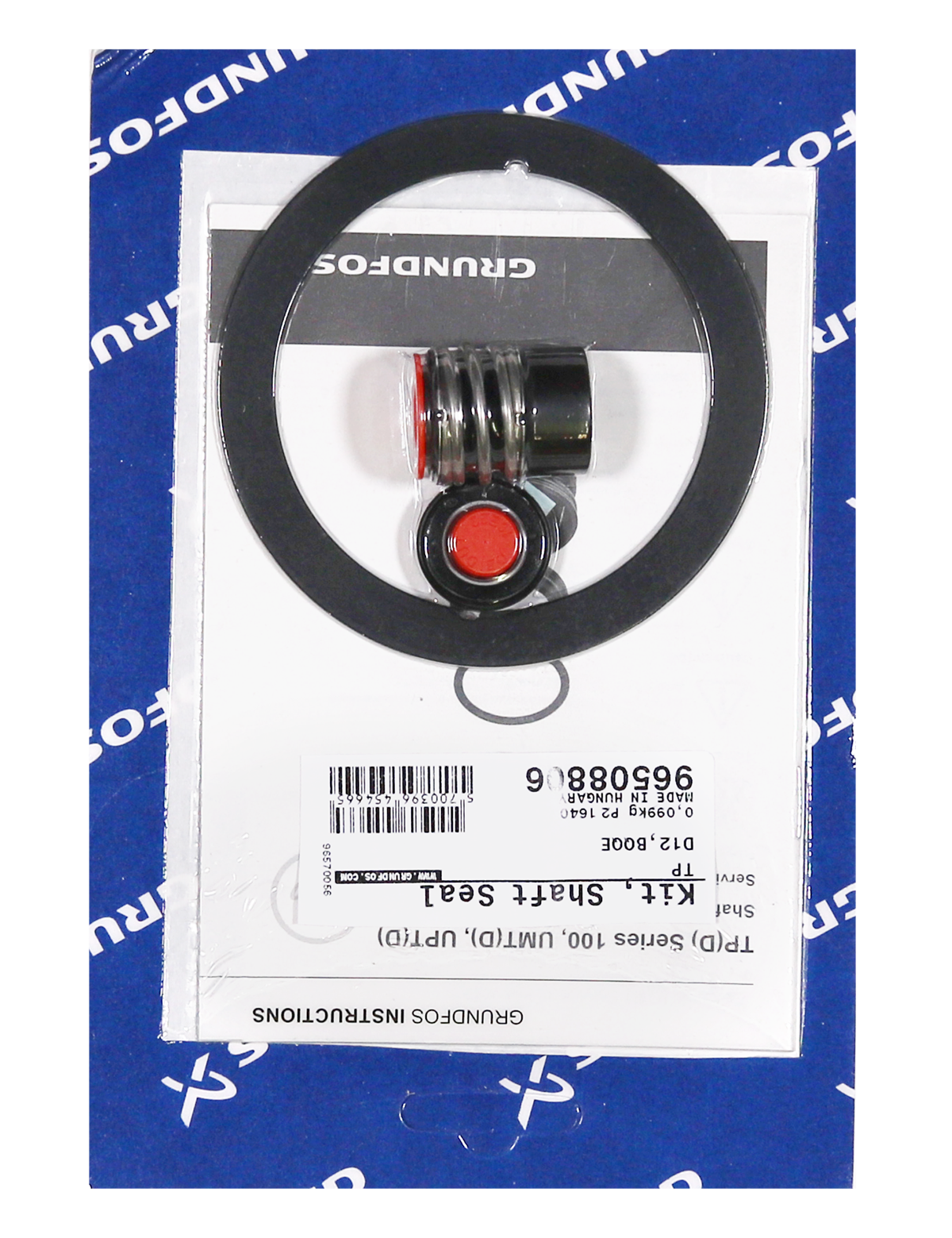 Фото Комплект торцевого уплотнения вала Grundfos Kit, TP 12mm BQQE, артикул 96508806