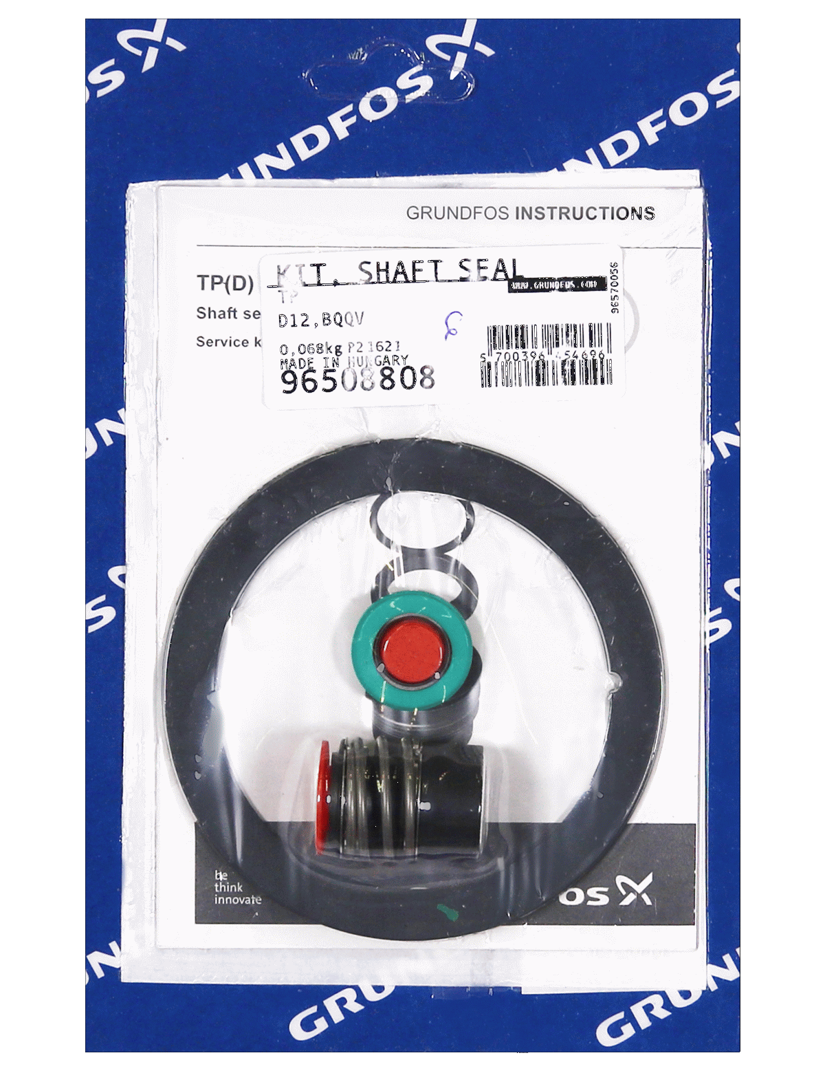 Уплотнение Grundfos Kit, TP 12mm BQQV