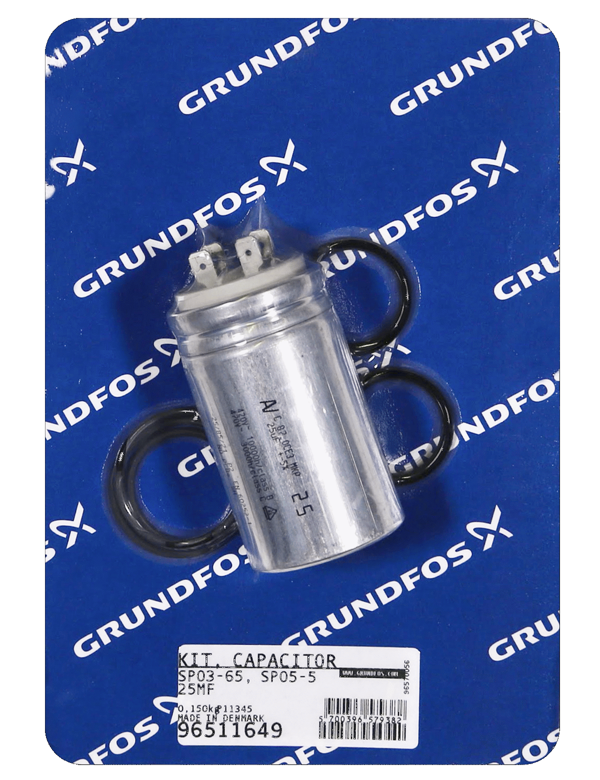 Конденсатор Grundfos Kit, Capacitor SB HF 5-55,SPO 3-65,5-56