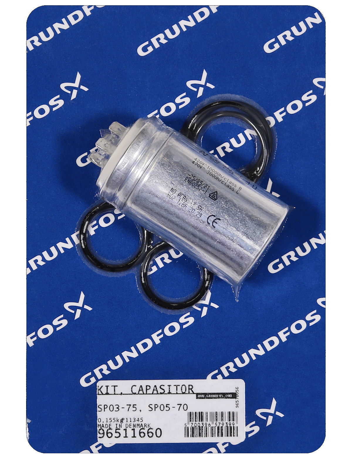 Конденсатор Grundfos Kit, Cpacitor SB HF/SPO (30μF)