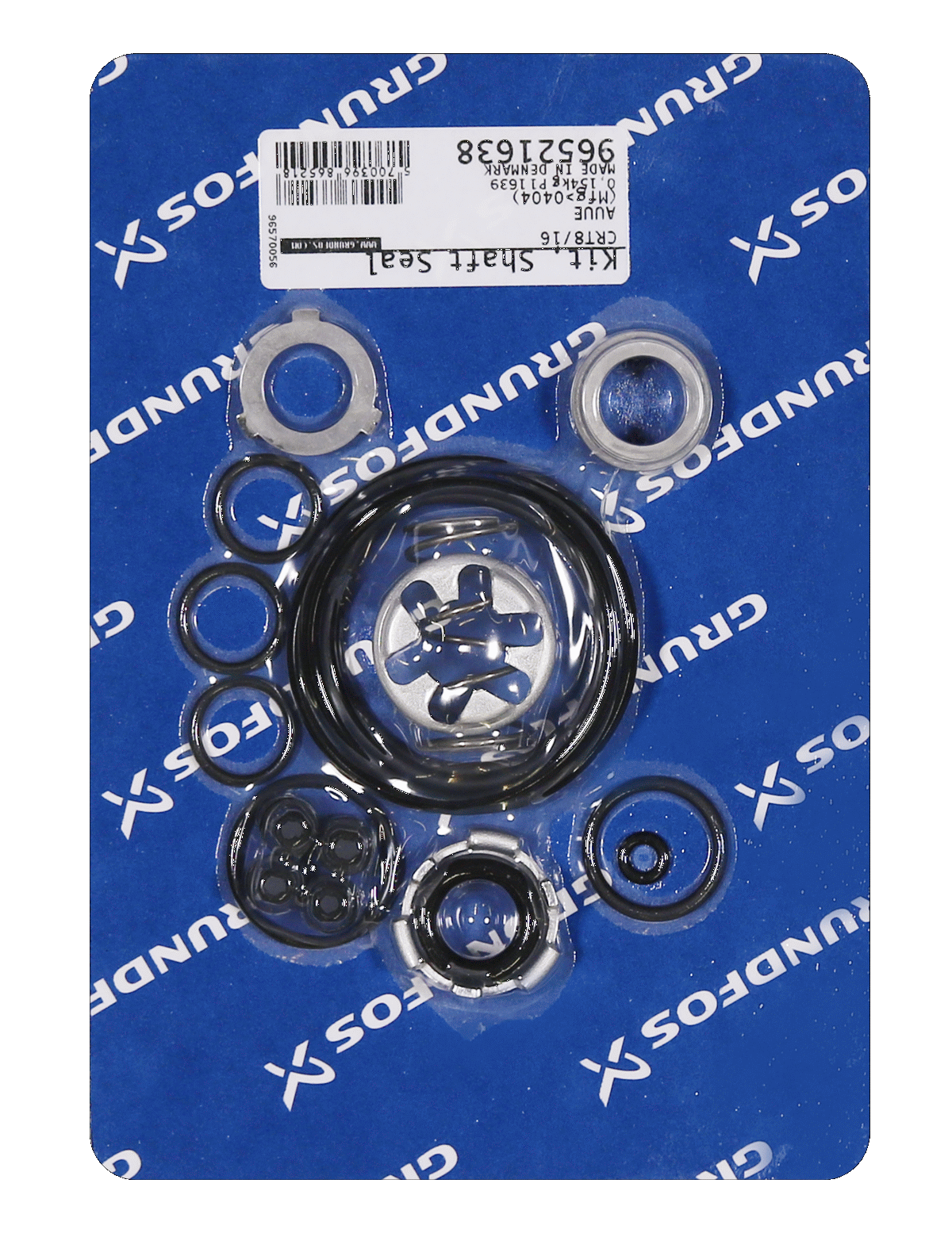 Фото Комплект торцевого уплотнения вала Grundfos Kit, Shaft seal CRT8/16 AUUE (Mfg&gt;0404), артикул 96521638