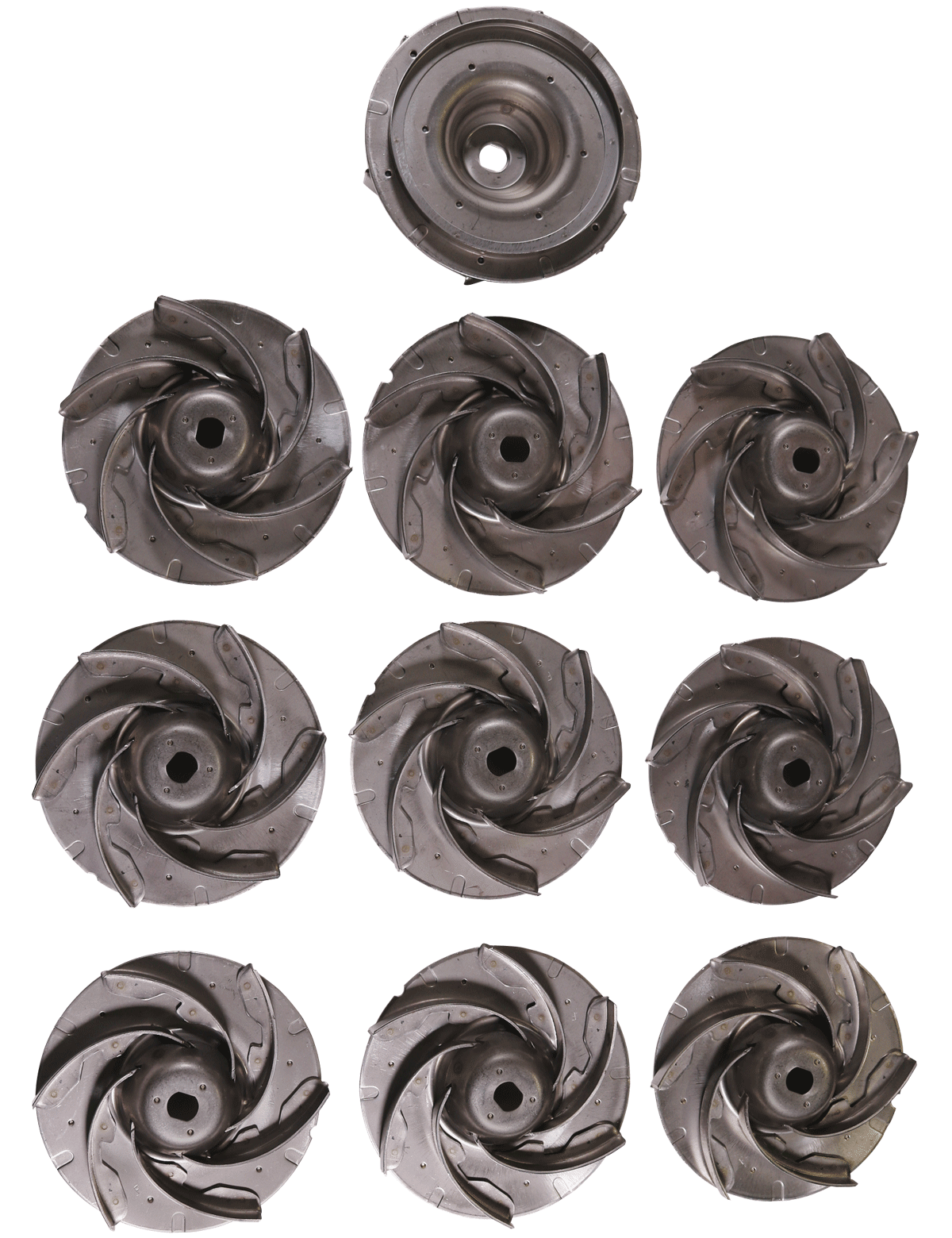 Фото Упаковка рабочих колёс Grundfos BULK - Impeller cpl. (10 pcs.), артикул 96537505