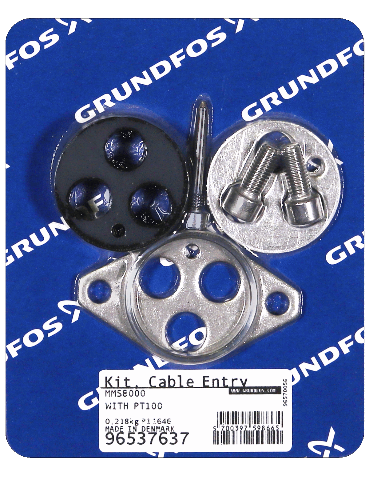 Ввод Grundfos Kit Cable Entry MMS 3x1x25mm2 with PT100