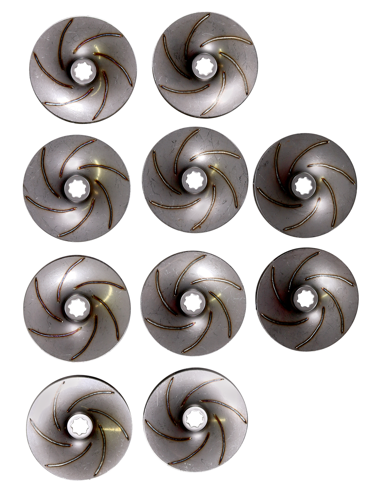 Фото Упаковка рабочих колёс Grundfos BULK - Impeller cpl. CR20 (10 pcs.), артикул 96538799