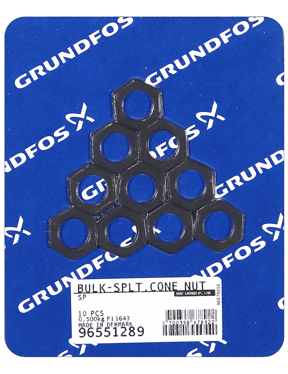Гайки Grundfos Bulk - Split cone nut SP (10 pcs.)