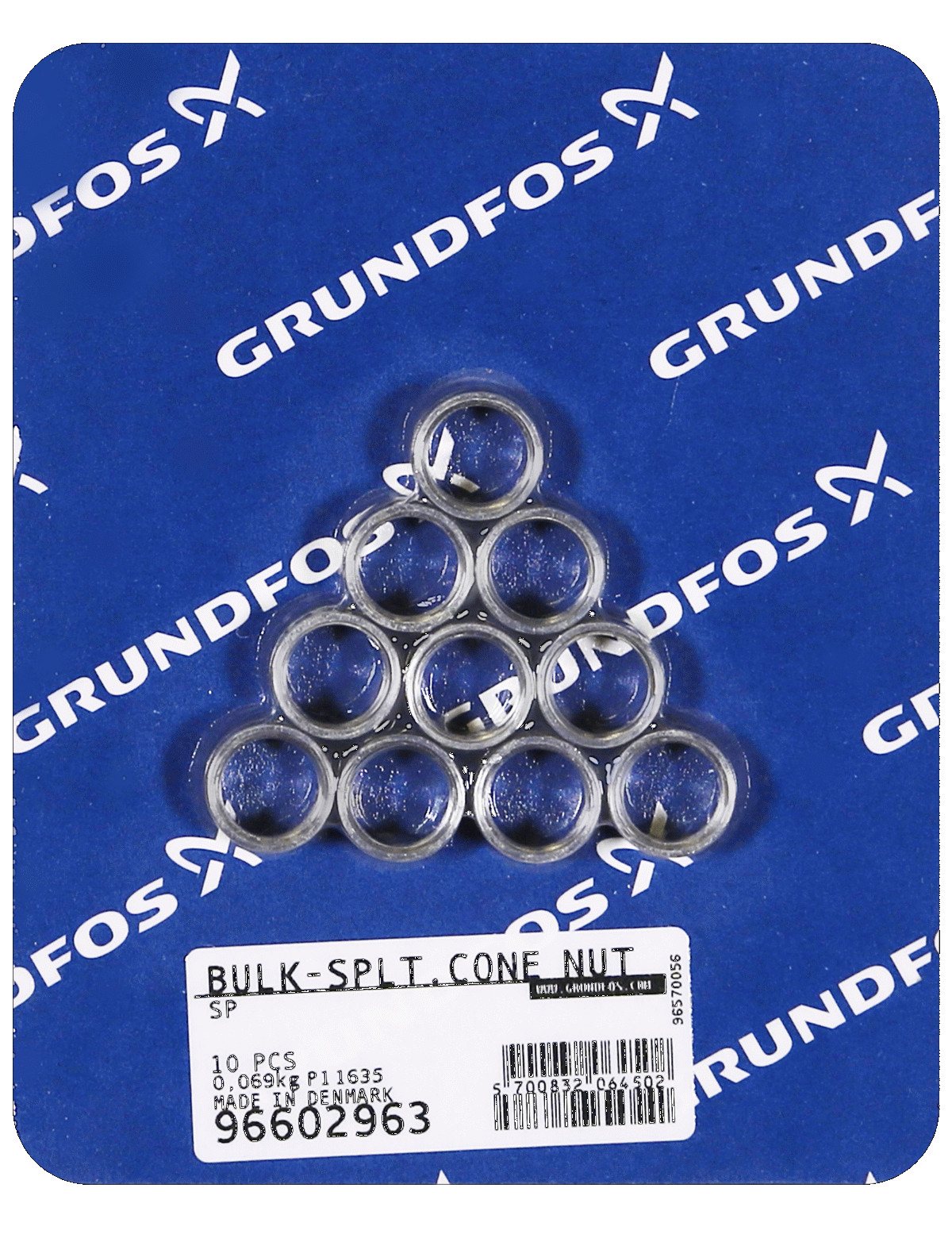 Гайки Grundfos Bulk - Split cone nut SP, 10pc