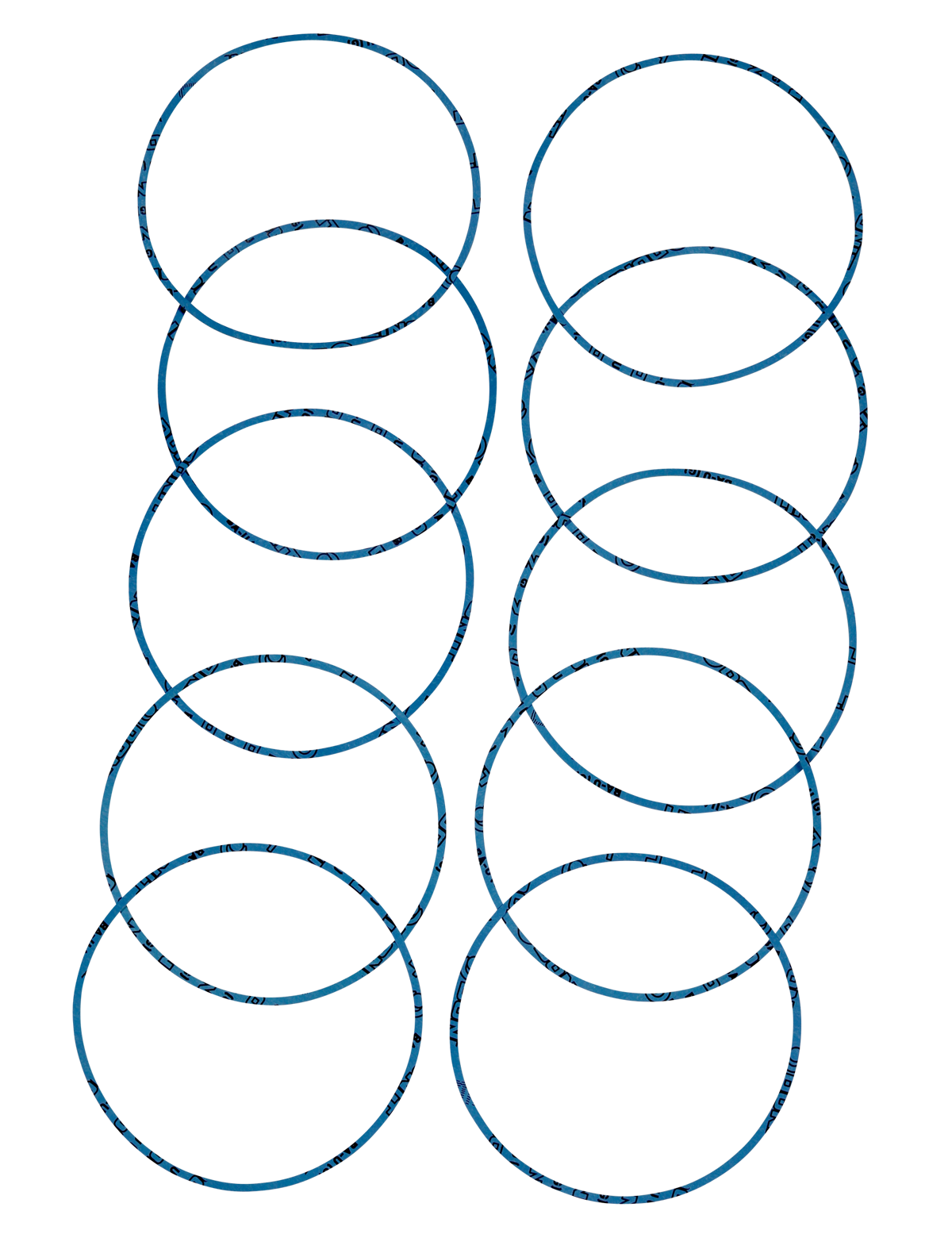 Прокладки Grundfos Bulk - Gaskets 004N0008 10 pcs.