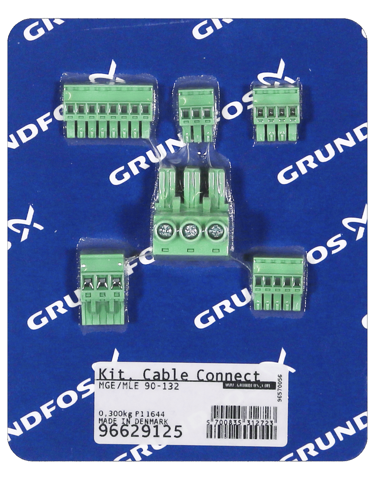 Разъём Grundfos Kit, Connector Plugs MGE 90-132