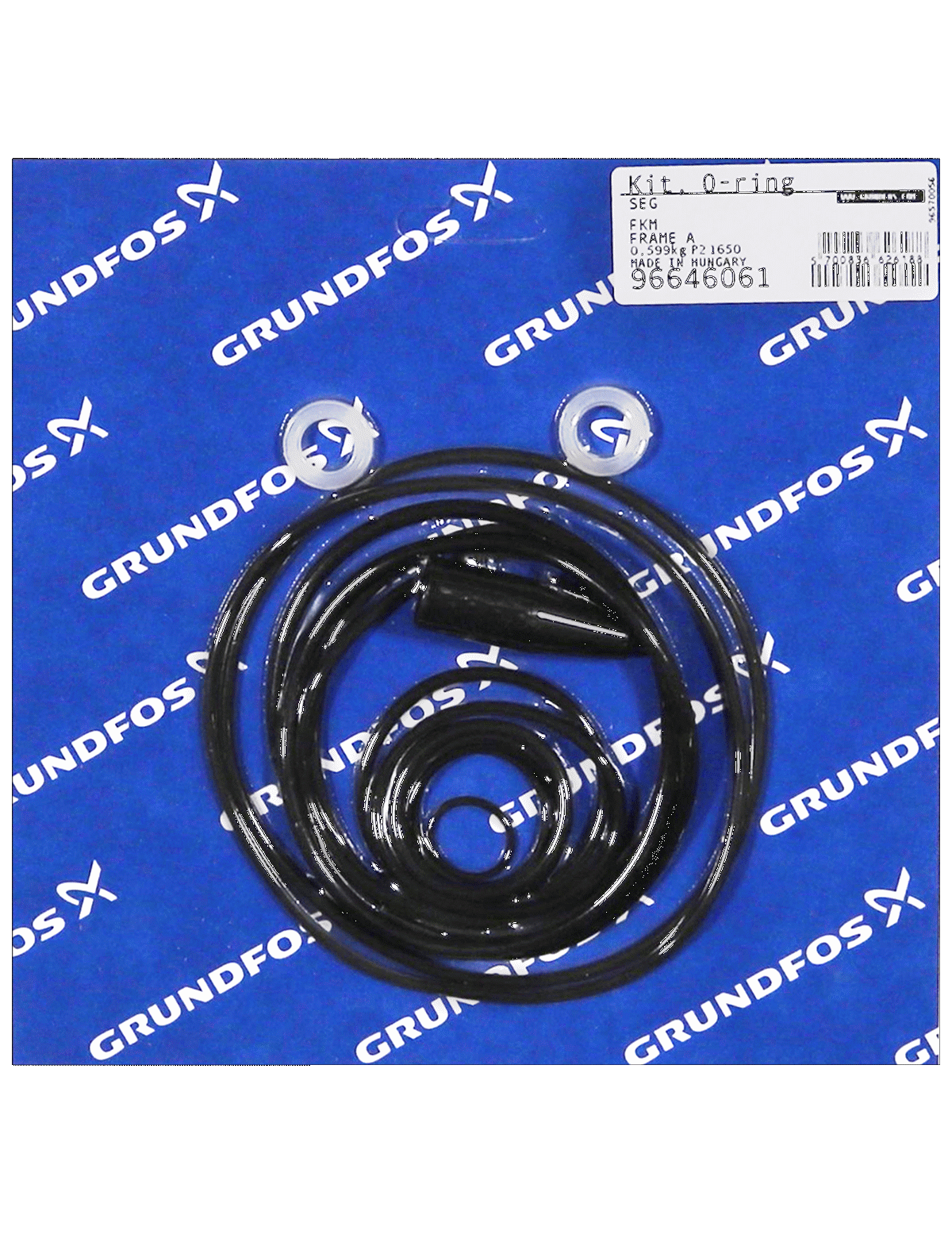 Фото Комплект уплотнительных колец Grundfos Kit, O-rings, SEG, Frame A FKM, артикул 96646061