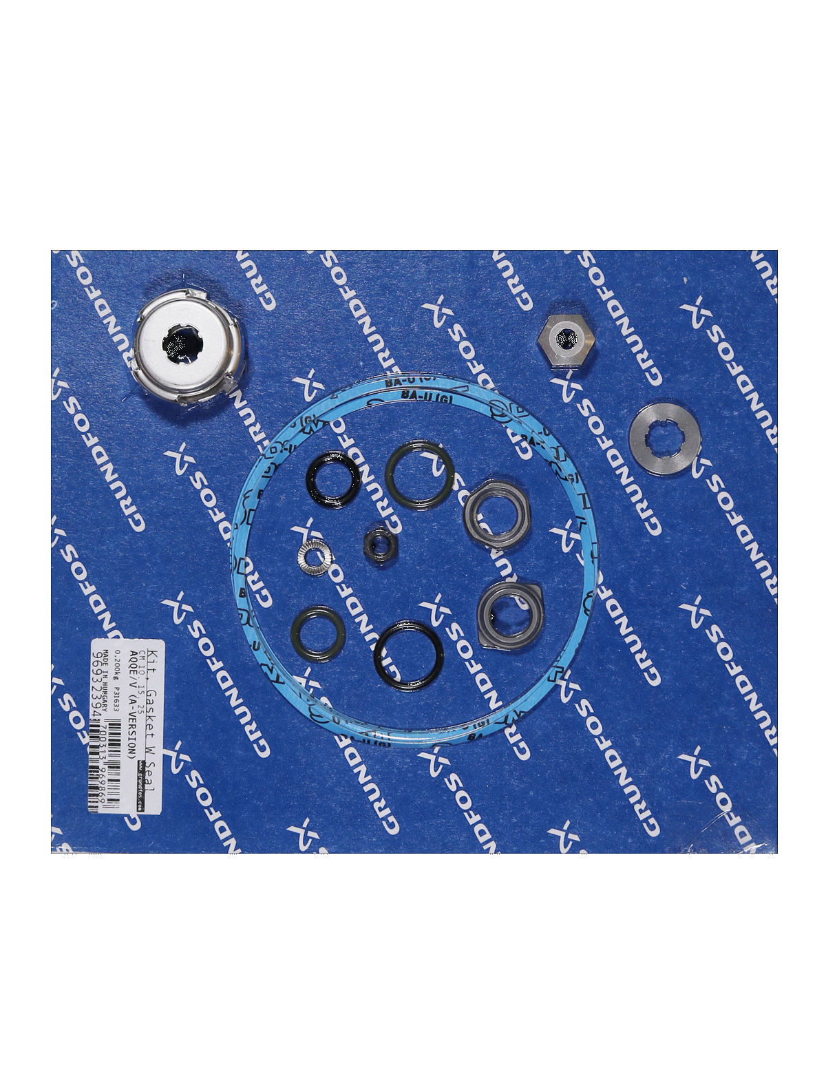 Уплотнение Grundfos Gasket and seal kit CM10/15/25-AQQE/V