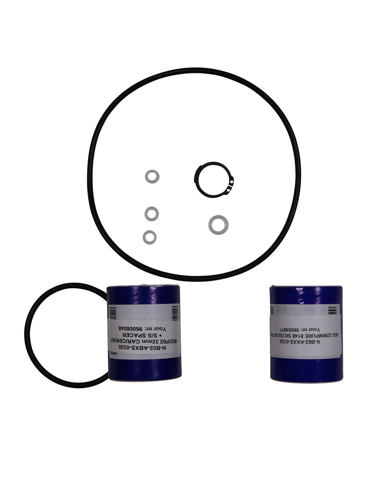 Фото Комплект торцевого уплотнения вала Grundfos Kit, Shaft seal, DW.100.110.H - 150.200, артикул 96956228