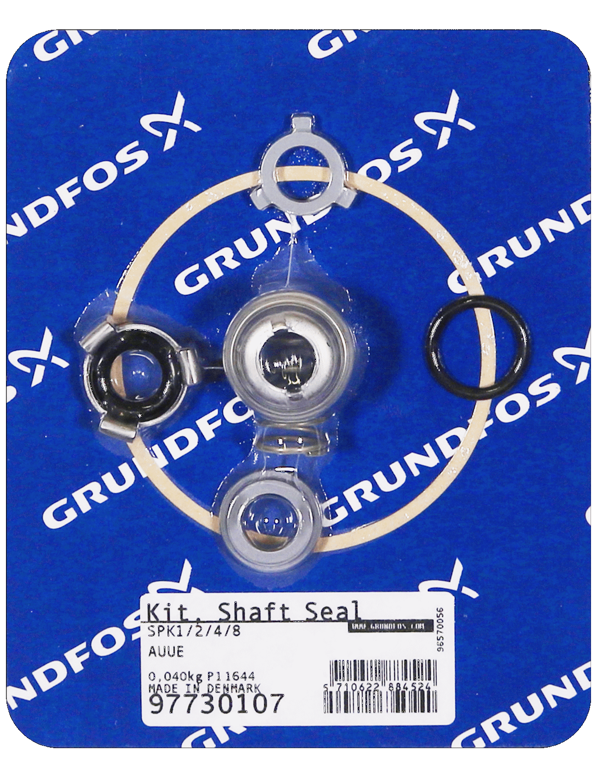 Фото Комплект торцевого уплотнения вала Grundfos Kit, Shaft seal AUUE SPK1/2/4/8, артикул 97730107