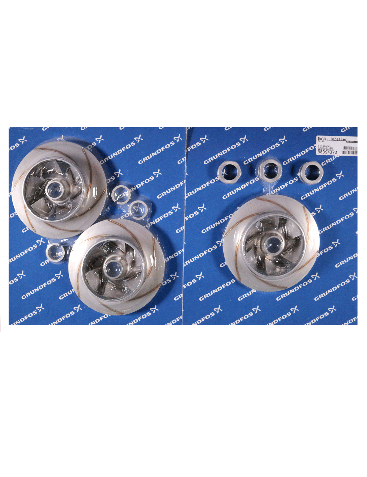 Фото Упаковка рабочих колёс Grundfos Bulk, Impeller (3 pcs), артикул 98394373