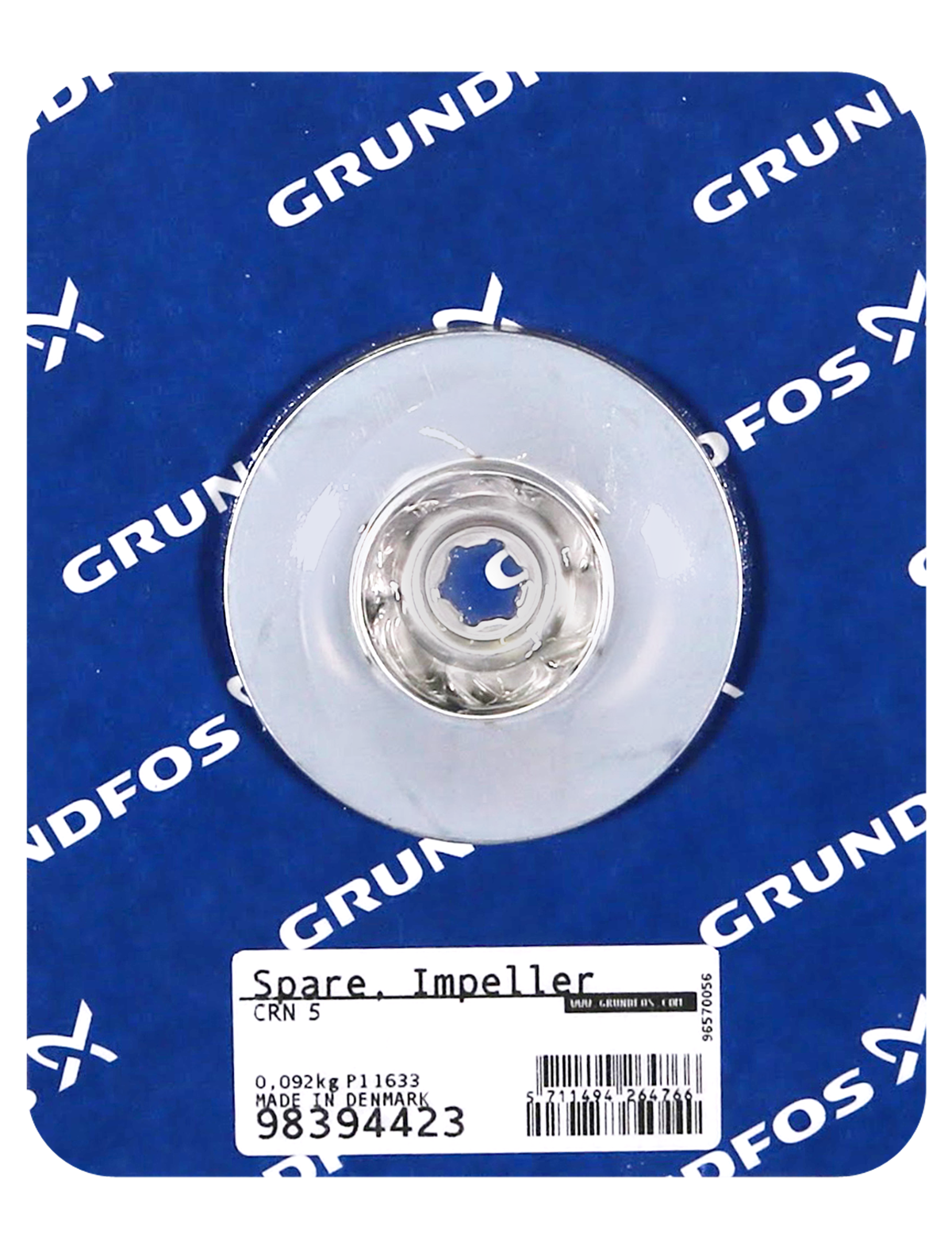 Фото Рабочее колесо Grundfos Spare, Impeller CRN 5, артикул 98394423