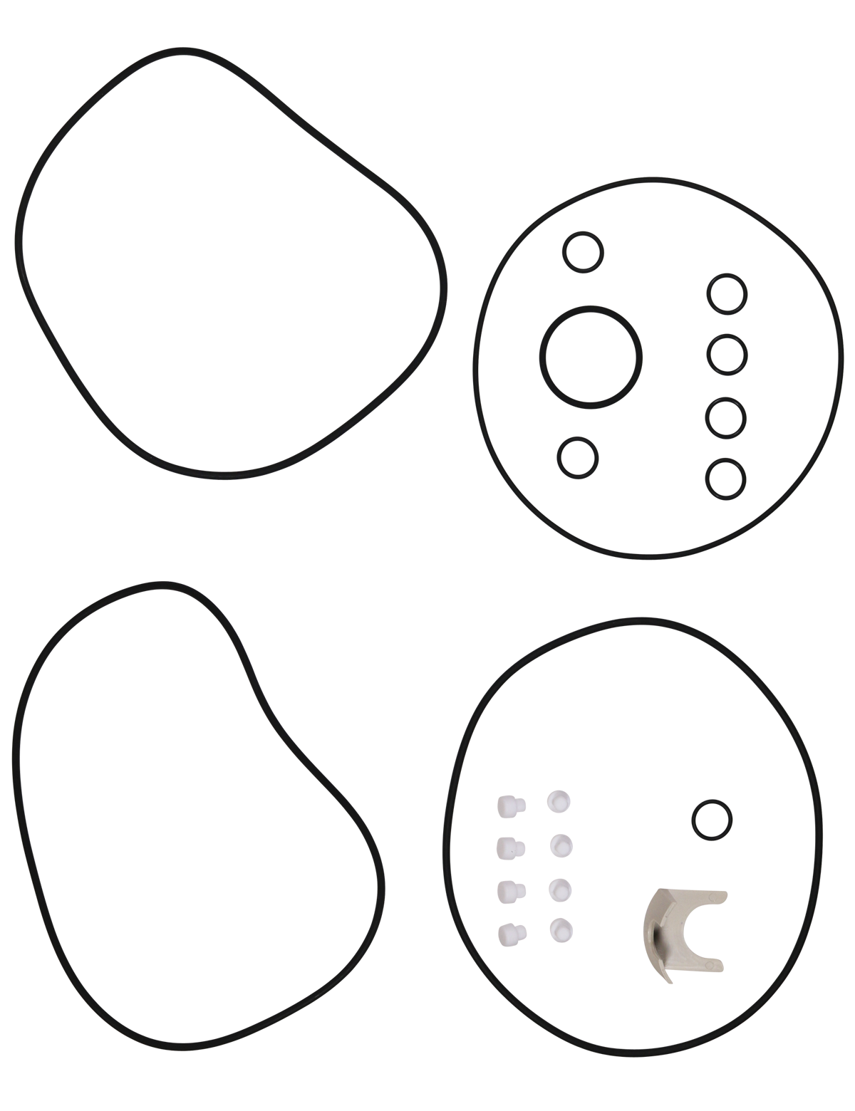 Кольцо Grundfos Kit, O-ring CR/N32 ACT, FXM/EPDM FE