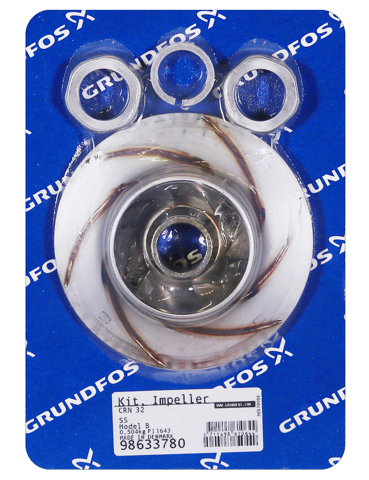 Фото Комплект рабочего колеса Grundfos Kit, impeller N-version CRN32, артикул 98633780