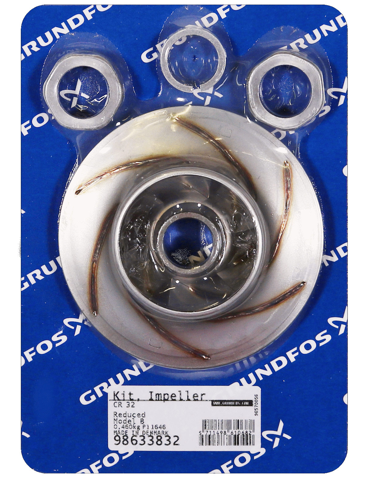 Фото Комплект рабочего колеса Grundfos Kit, impeller reduced CR32, артикул 98633832
