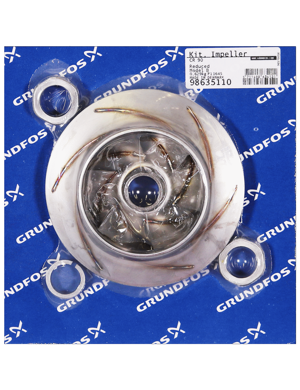 Фото Комплект рабочего колеса Grundfos Kit, Impeller reduced CR90, артикул 98635110