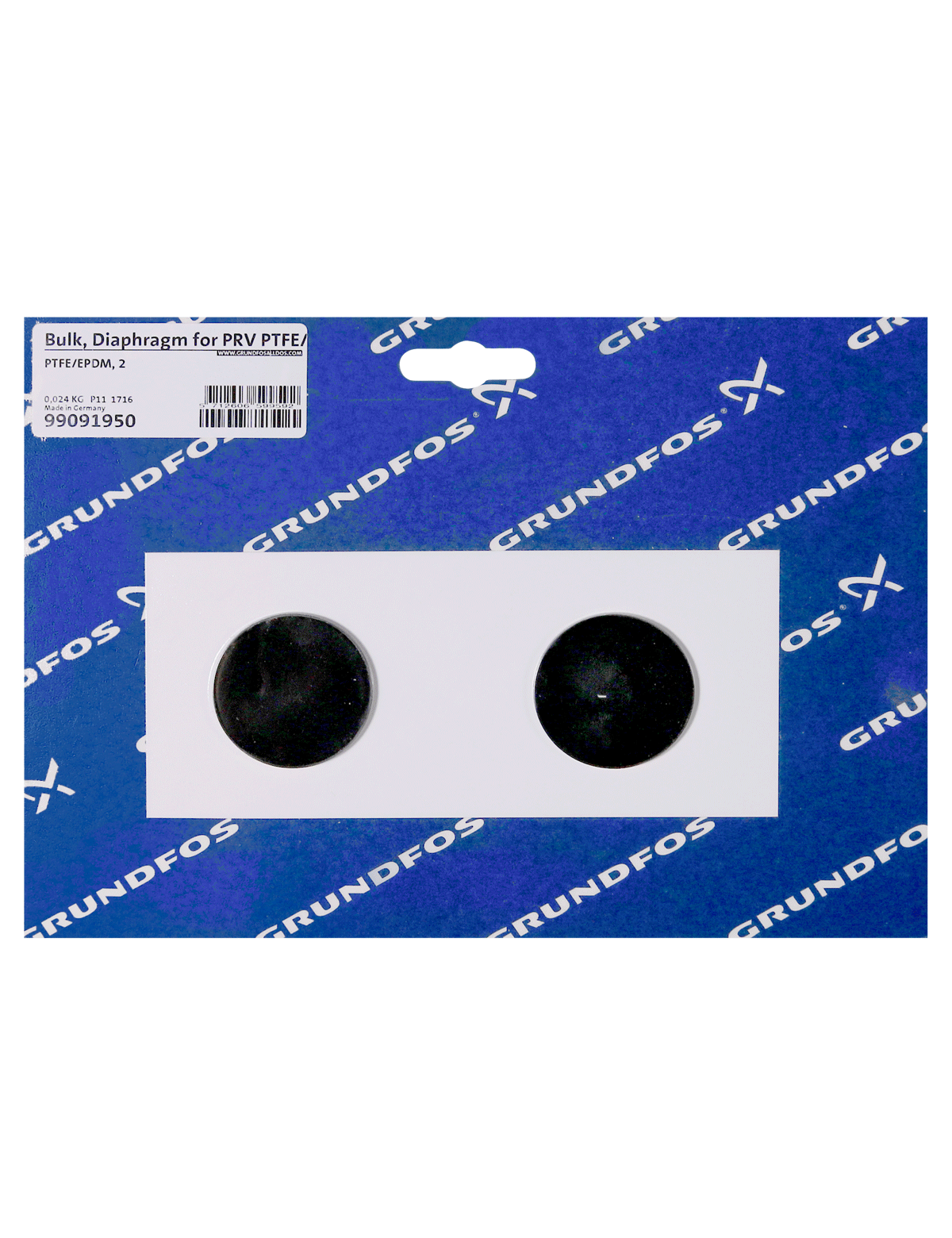 Мембраны Grundfos Bulk, Diaphragm for PRV PTFE/EPDM, 2 pcs