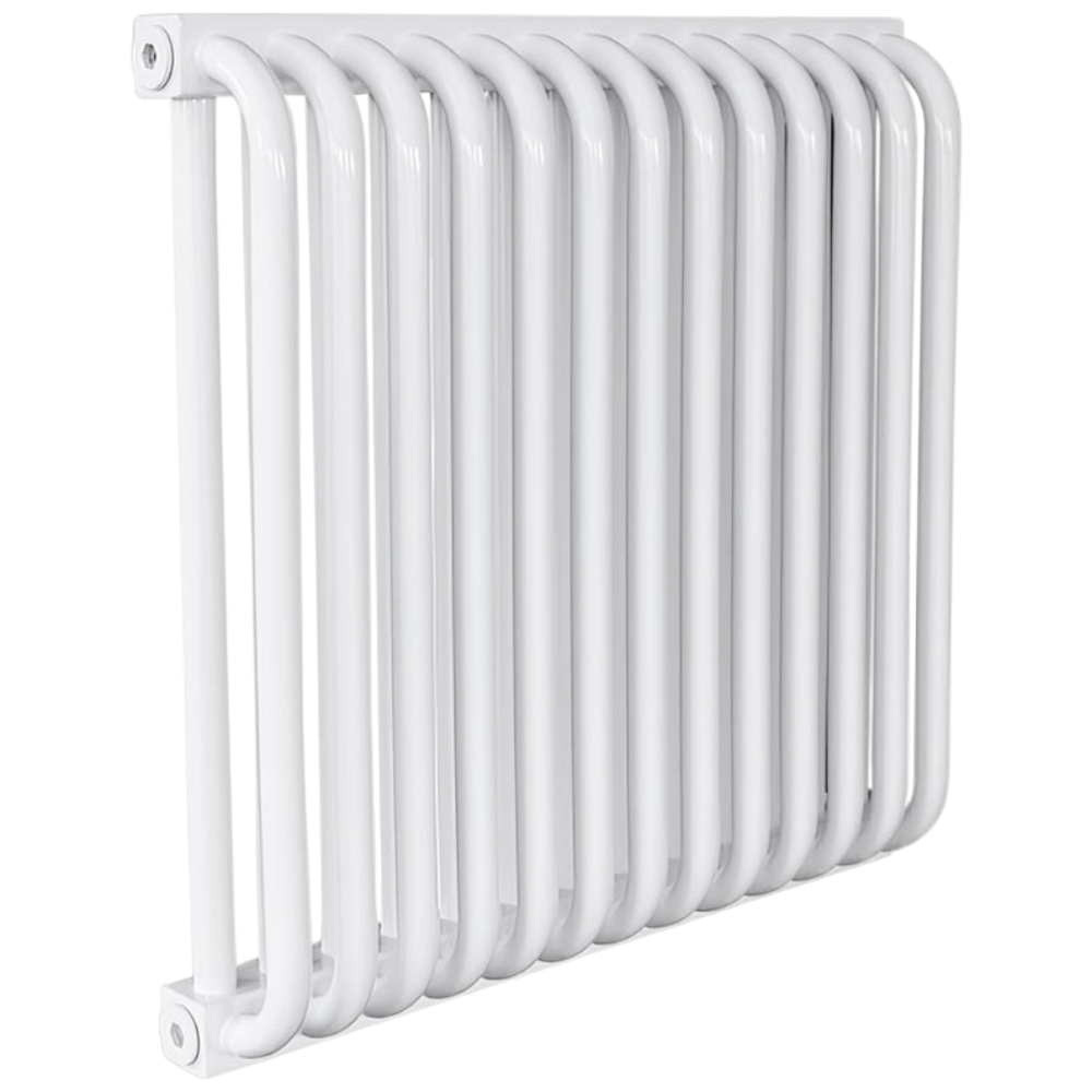 Фото Радиатор стальной трубчатый настенный, КЗТО РС, 1540×371×100, 9 секций, боковое подключение, ВР G½", артикул РС21500912