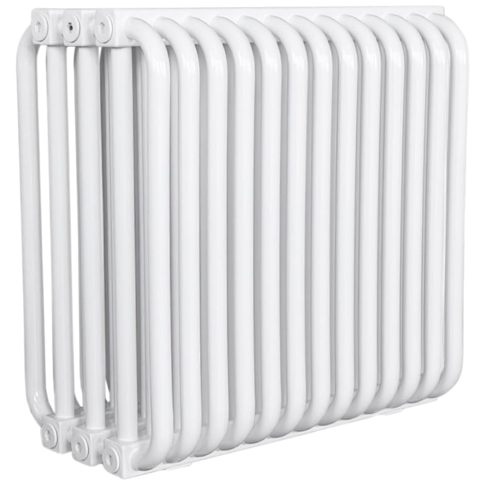 Радиатор стальной трубчатый настенный РС, 940×658×292, 16 секций, боковое подключение, ВР G½&amp;quot;