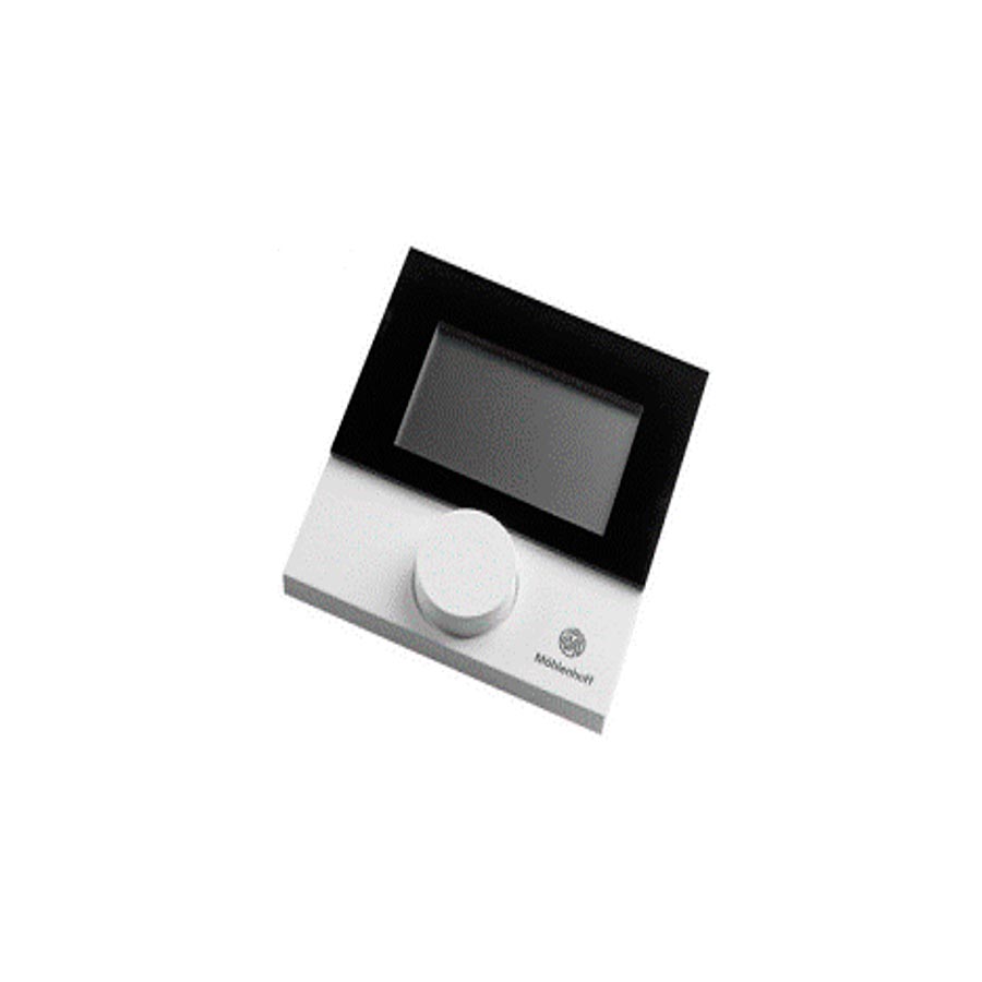 Термостат c ЖК экраном Mohlenhoff, тип Комфорт, цвет рамки чёрный, 230В