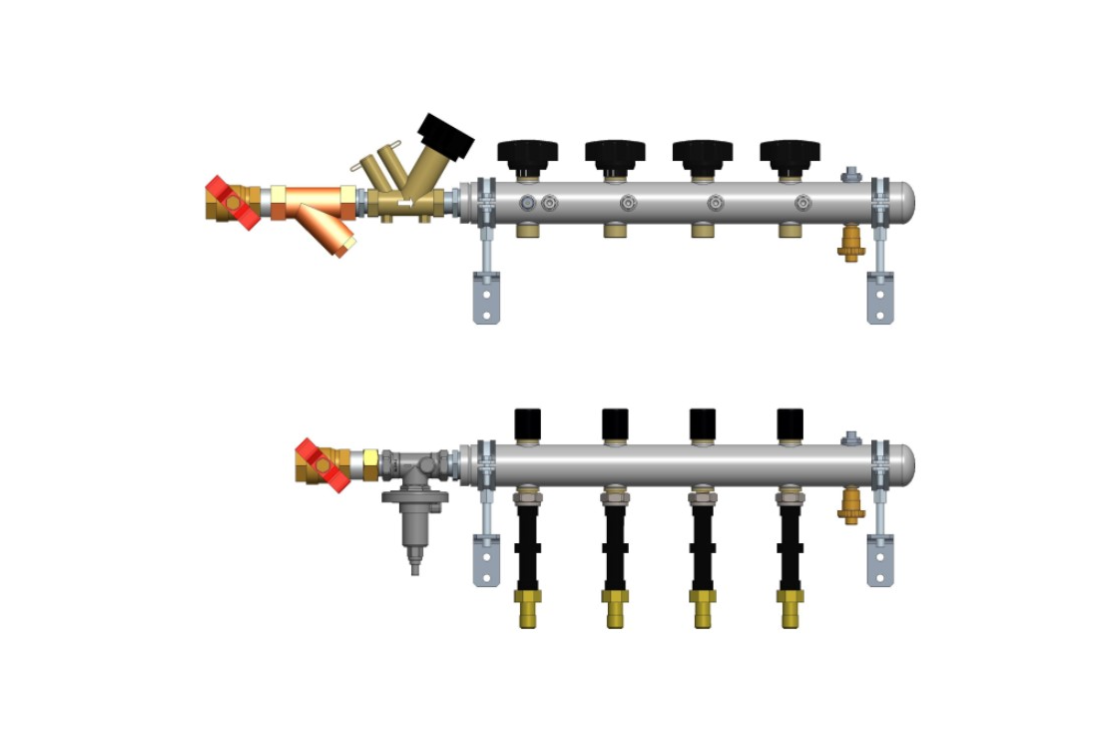 Узел распределительный этажный TDU.7R DN40-10L-20-APT15