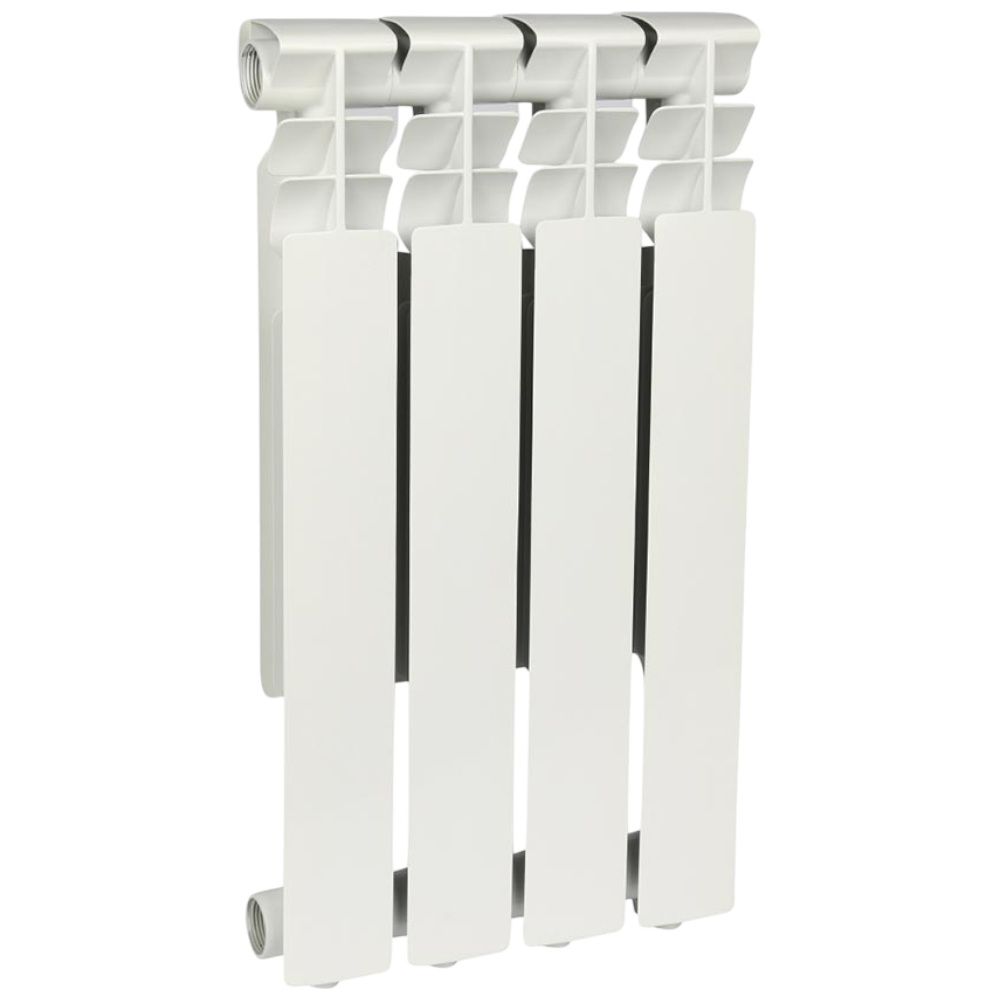 Радиатор алюминиевый секционный, настенный, Optima 500, 568×308×78, 4 секции, боковое подключение