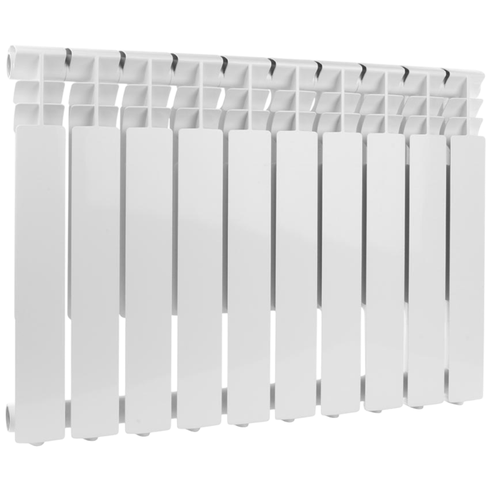Радиатор алюминиевый секционный, настенный, Optima 500, 568×770×78, 10 секции, боковое подключение