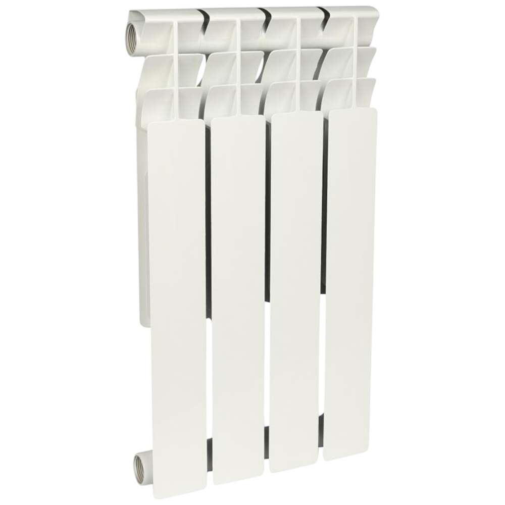 Радиатор биметаллический секционный, настенный, Optima Bm 500, 560×308×78, 4 секции, боковое подключение