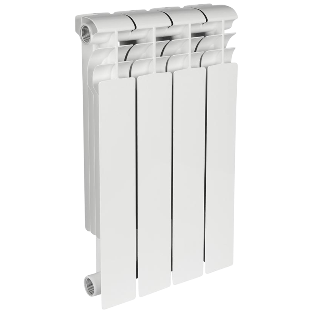 Радиатор биметаллический секционный, настенный, Profi Bm 500, 567×320×80, 4 секции, боковое подключение