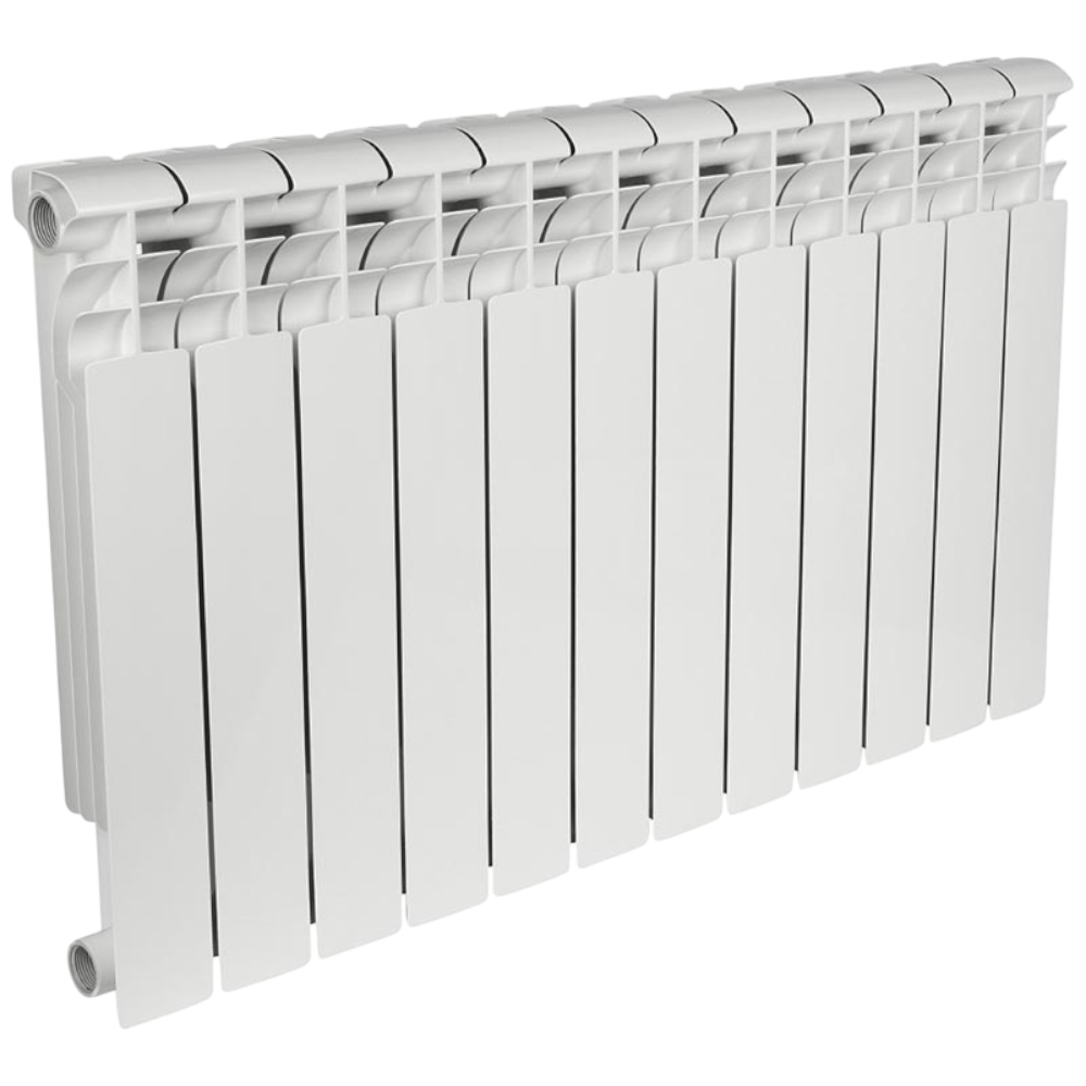 Радиатор биметаллический секционный, настенный, Profi Bm 500, 567×960×80, 12 секции, боковое подключение