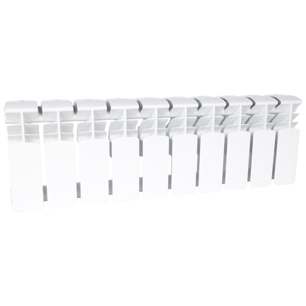 Радиатор биметаллический секционный, настенный, Plus Bm 200, 256×790×96, 10 секции, боковое подключение