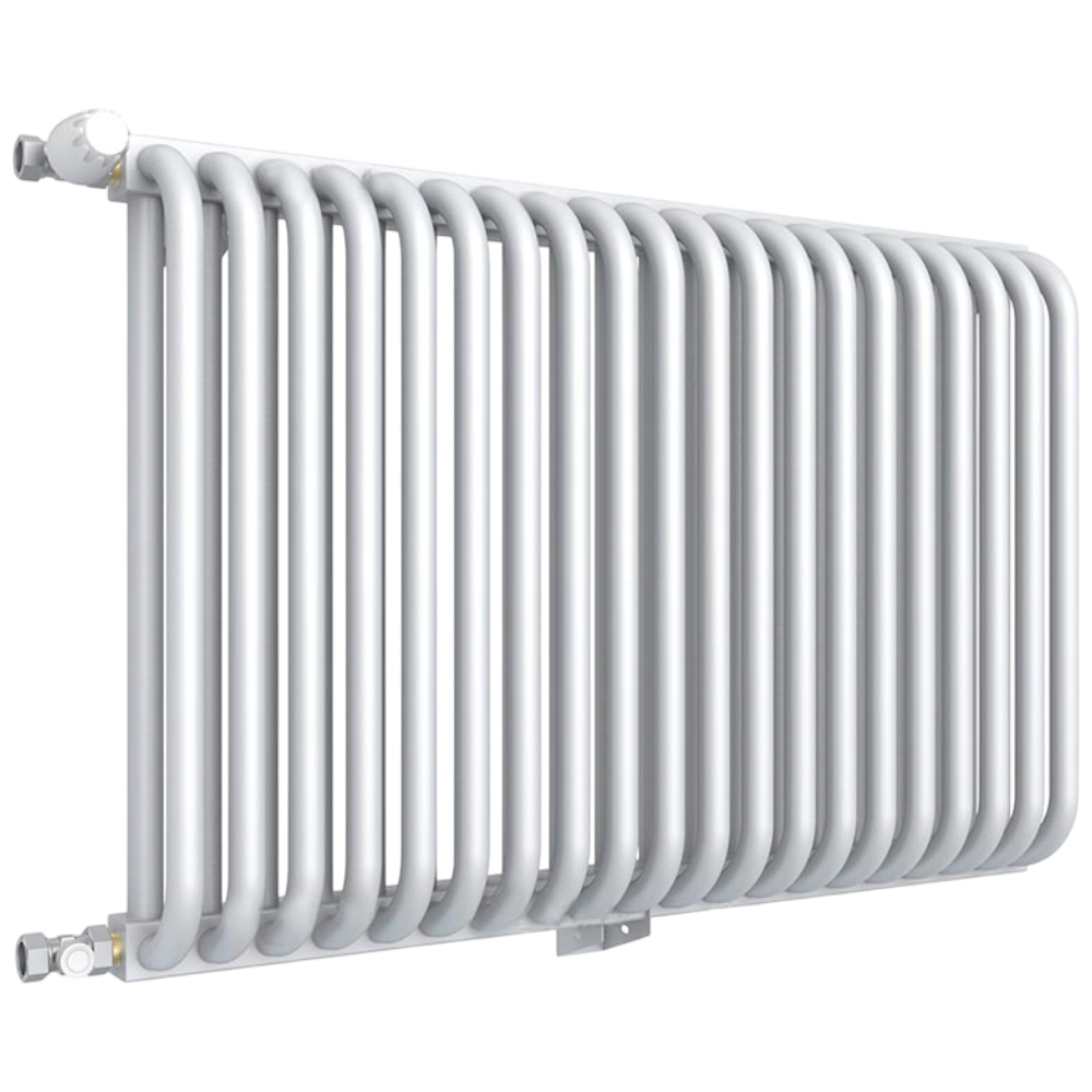 Радиатор стальной трубчатый, настенный, RST, 940×617×100, 15 секций, подключение боковое