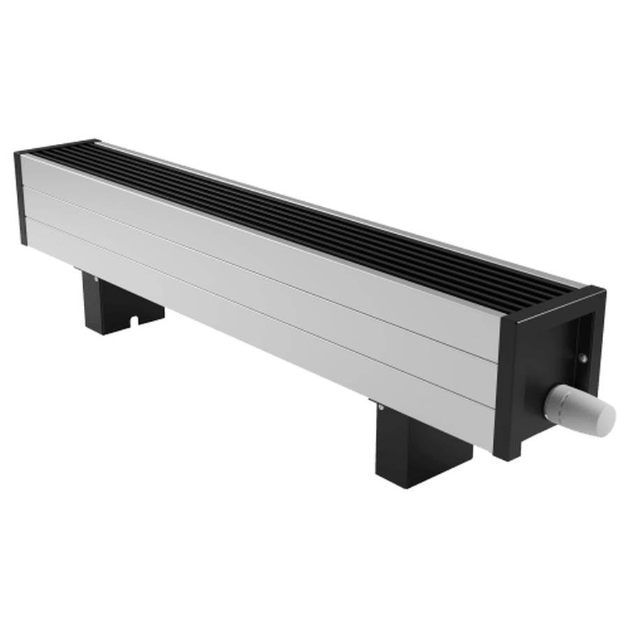 Конвектор напольный водяной 150x150x2000, естественная конвекция, VITRON серия ВКН