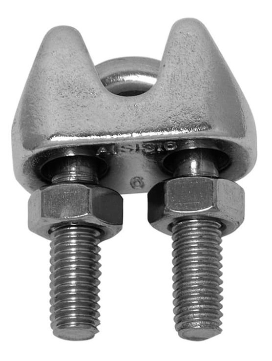 Зажим для троса 4 mm DIN741