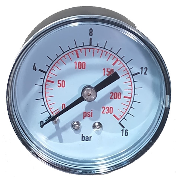 Манометр 0-10 бар 52 мм